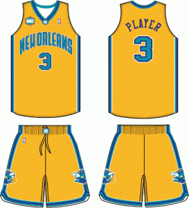 Oklahoma City/New Orleans Hornets, divisa alternativa. 2005/06-2006/07.